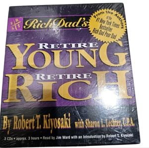 Rich Dad Audiobook Sealed CD Robert Kiyosaki Retire Young Retire Rich New